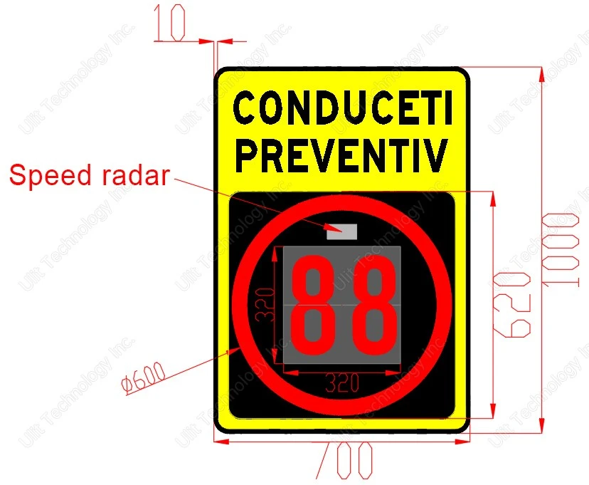speed restriction sign size speed restriction sign size